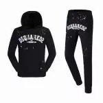 jogging dsquared survetement veste et pantalon sport league black